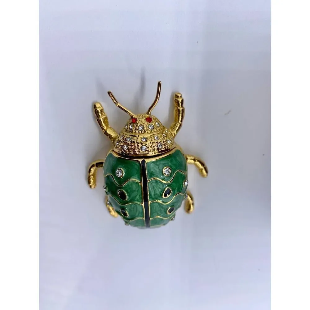 Taylor Avedon Lady Bug Jewelry/Trinket Box